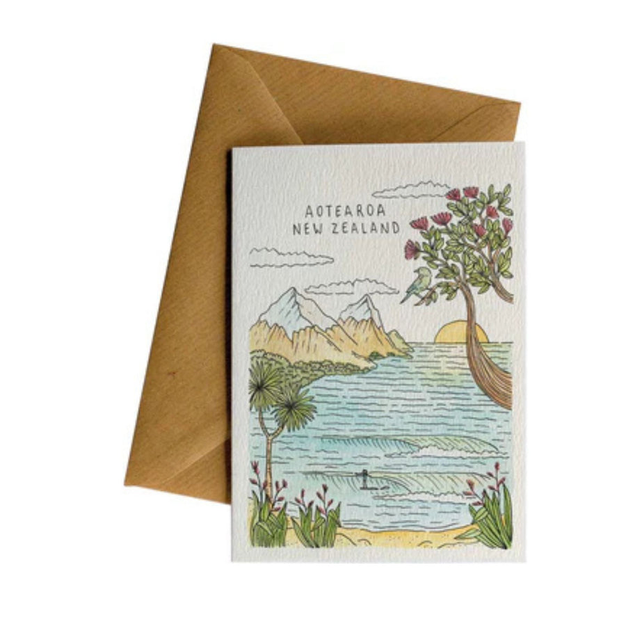 Aotearoa New Zealand Greeting Card