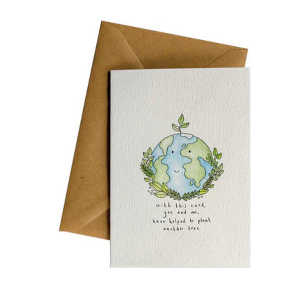 With this card, you and me Greeting Card
