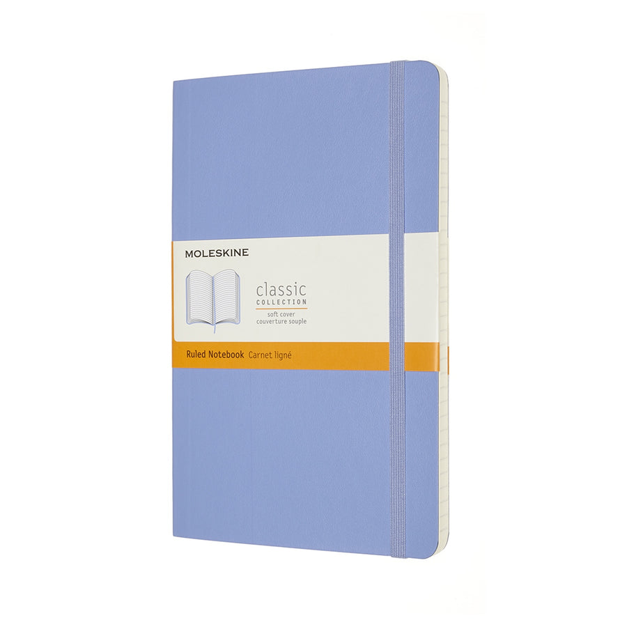 Moleskine Notebook Large Ruled Hydrangea Blue Soft