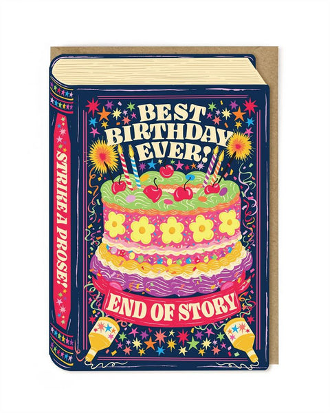 Birthday Book Greeting Card