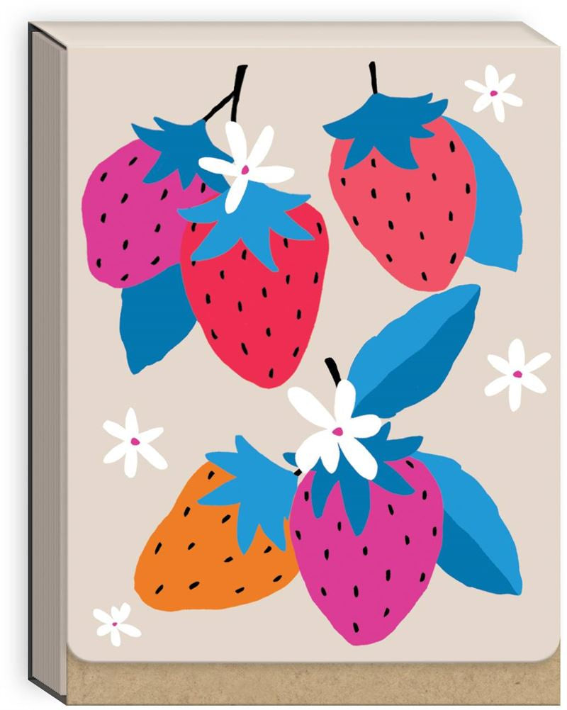 Fruit Market Strawberries - Pocket Notebook