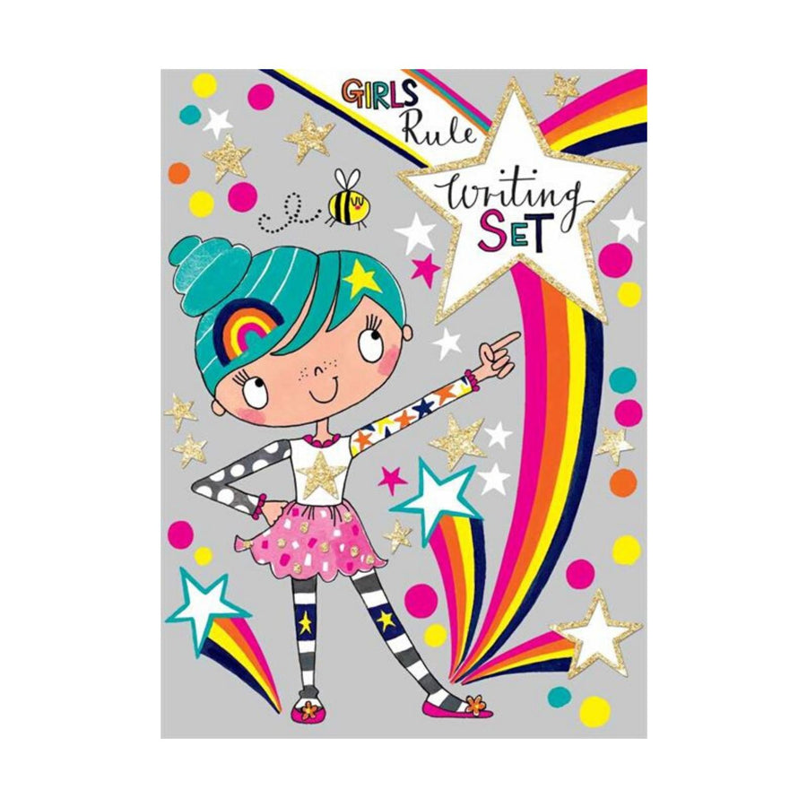 Girls Rule Writing Set