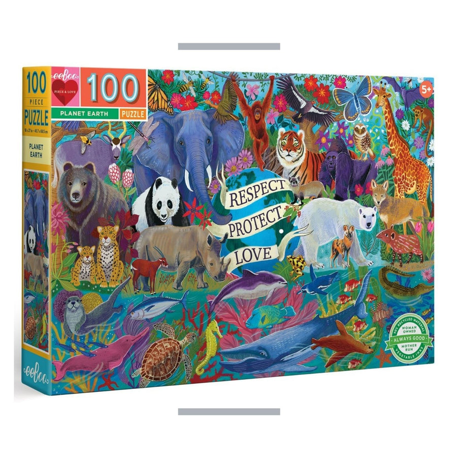 Eeboo Planet Earth 100 Pce Puzzle