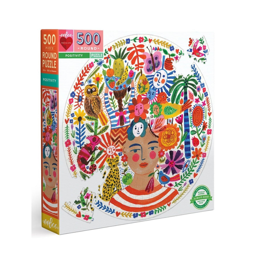 Positivity Round 500 Pce Puzzle