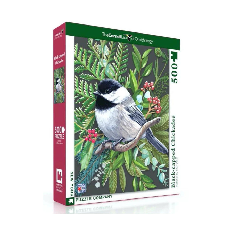 Black-Capped Chickadee 500 pc Jigsaw