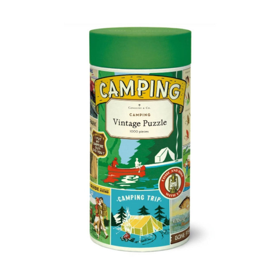Vintage Puzzle 1000pc puzzle Camping