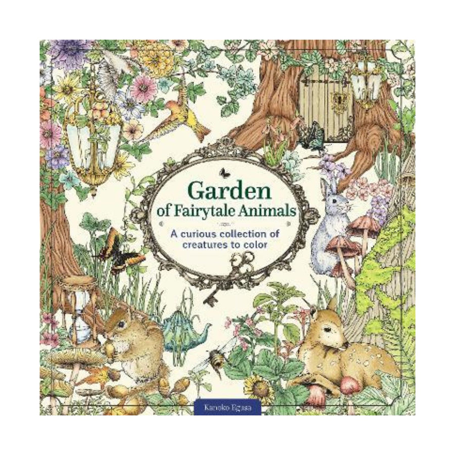 Garden of Fairytale Animals Colouring Book