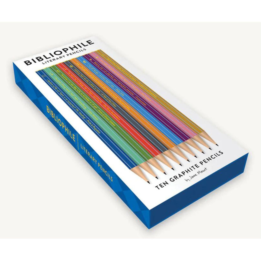 Bibliophile Literary Pencils