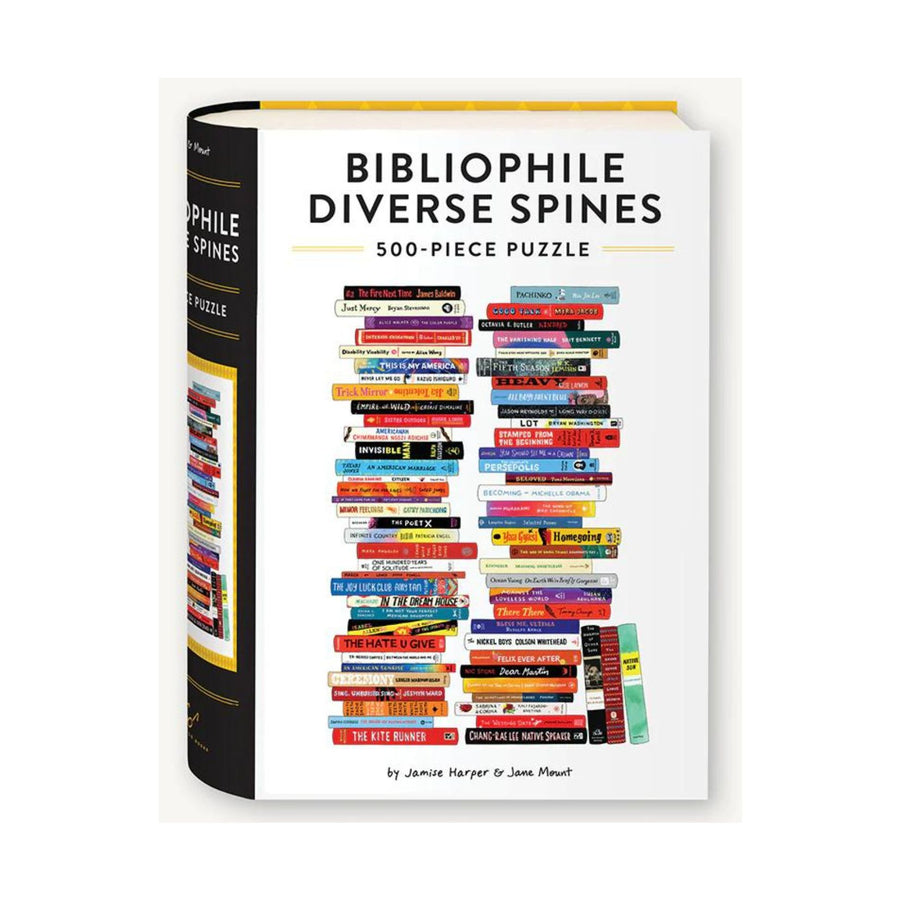 Bibliophile Diverse Spines 500 pc Puzzle