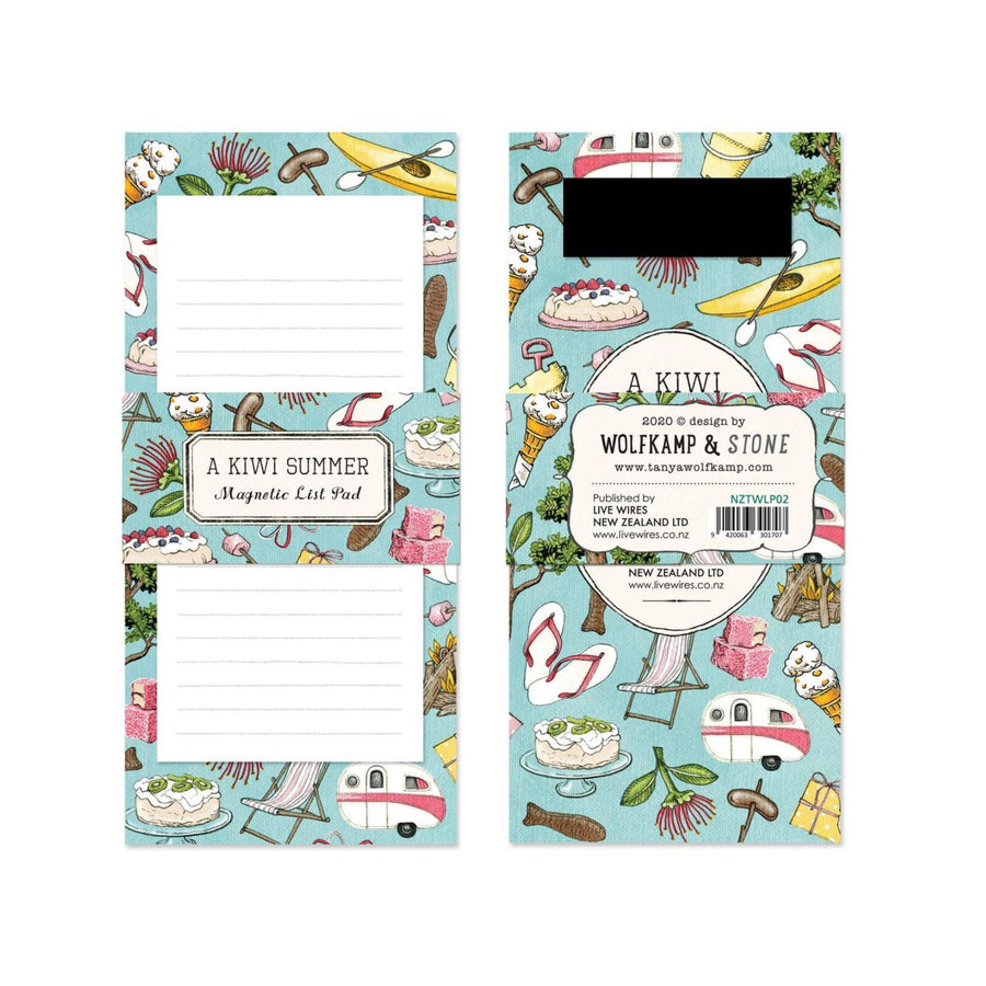 Kiwi Summer Magnetic List Pad