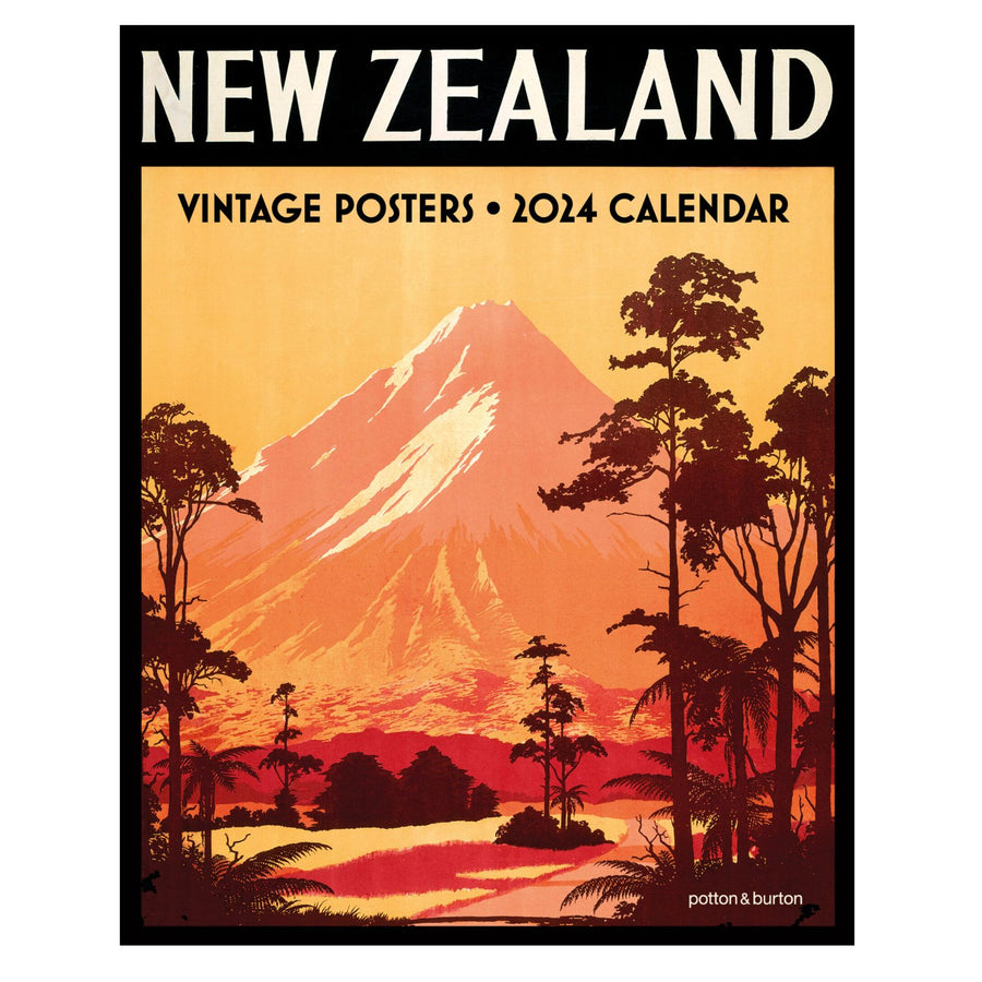 2024 Calendar, Vintage Poster Small