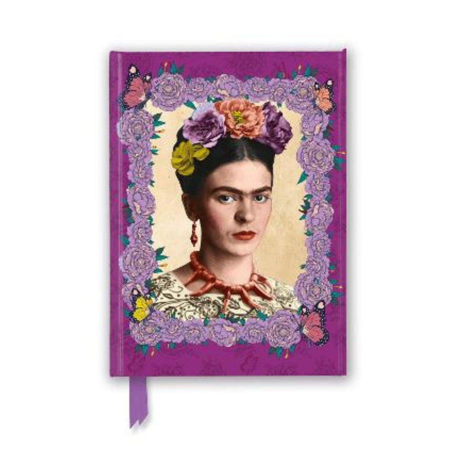 Frida Kahlo Purple Lined Notebook