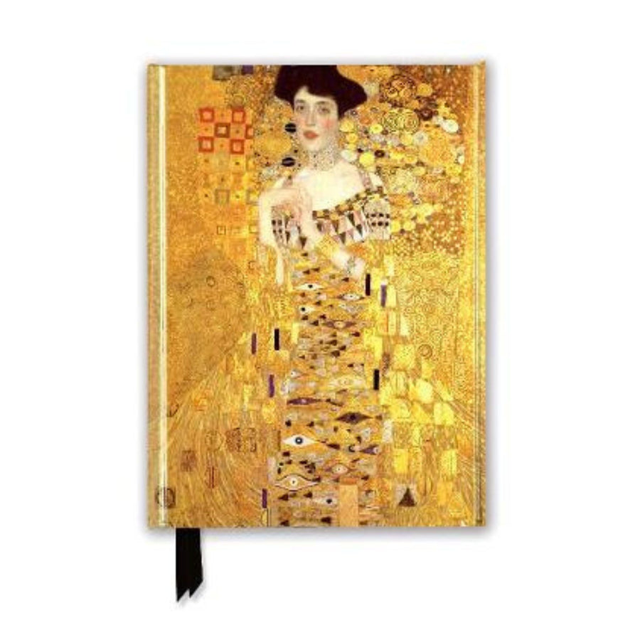 Gustav Klimt Lined A5 Gold Notebook