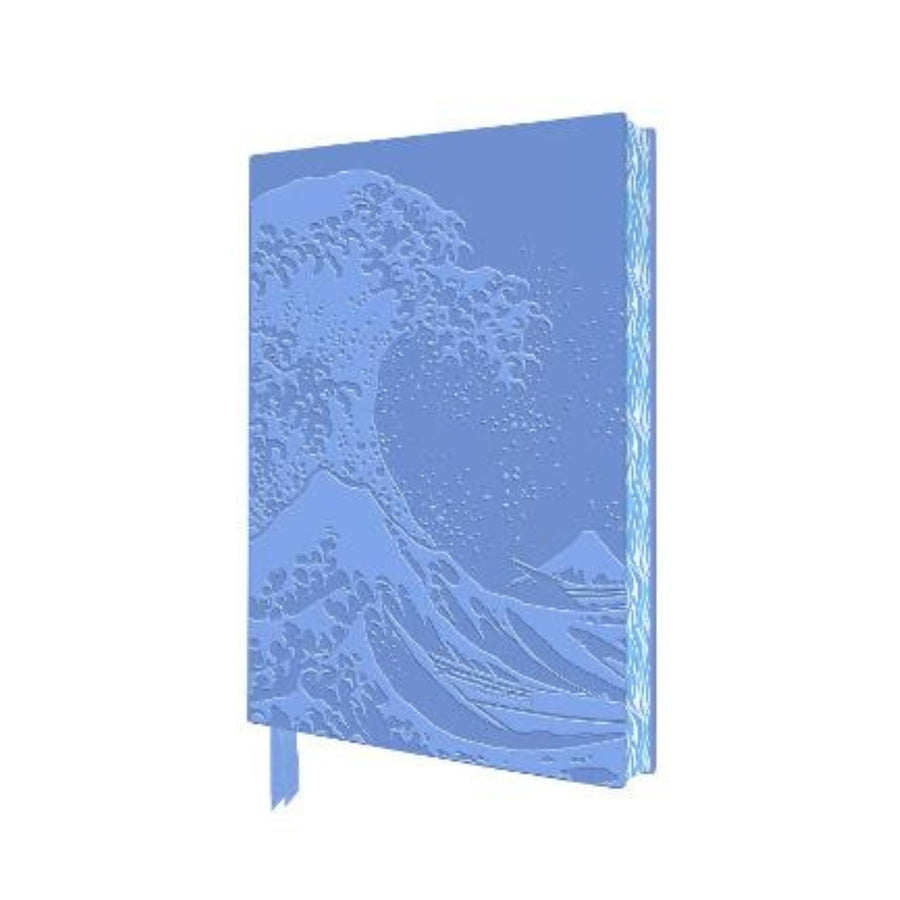 Hokusai Great Wave Blue A5 Lined Notebook