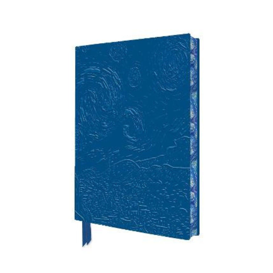 Van Gogh Starry Night A5 Blue  Lined Notebook