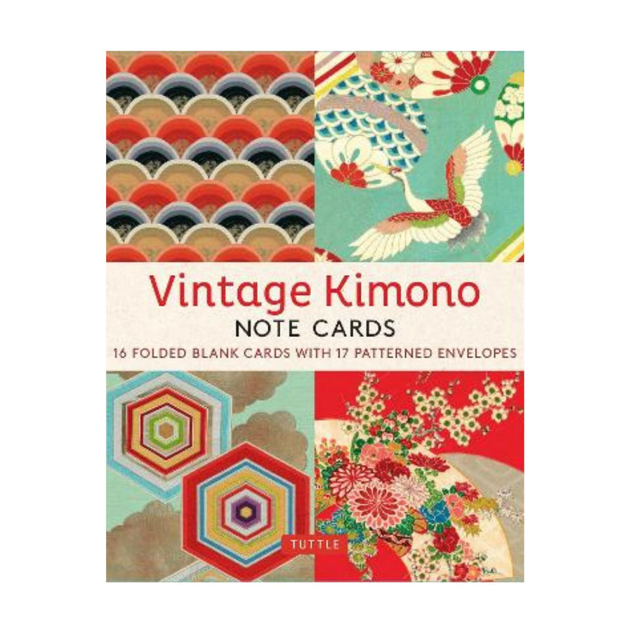 Vintage Kimono Not Cards x 16