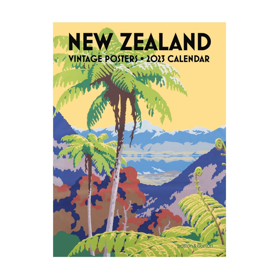2023 Calendar NZ Vintage Posters Large