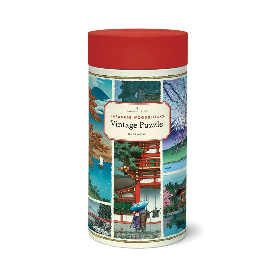 Japanese Woodblocks 1000pc Cavallini Puzzle