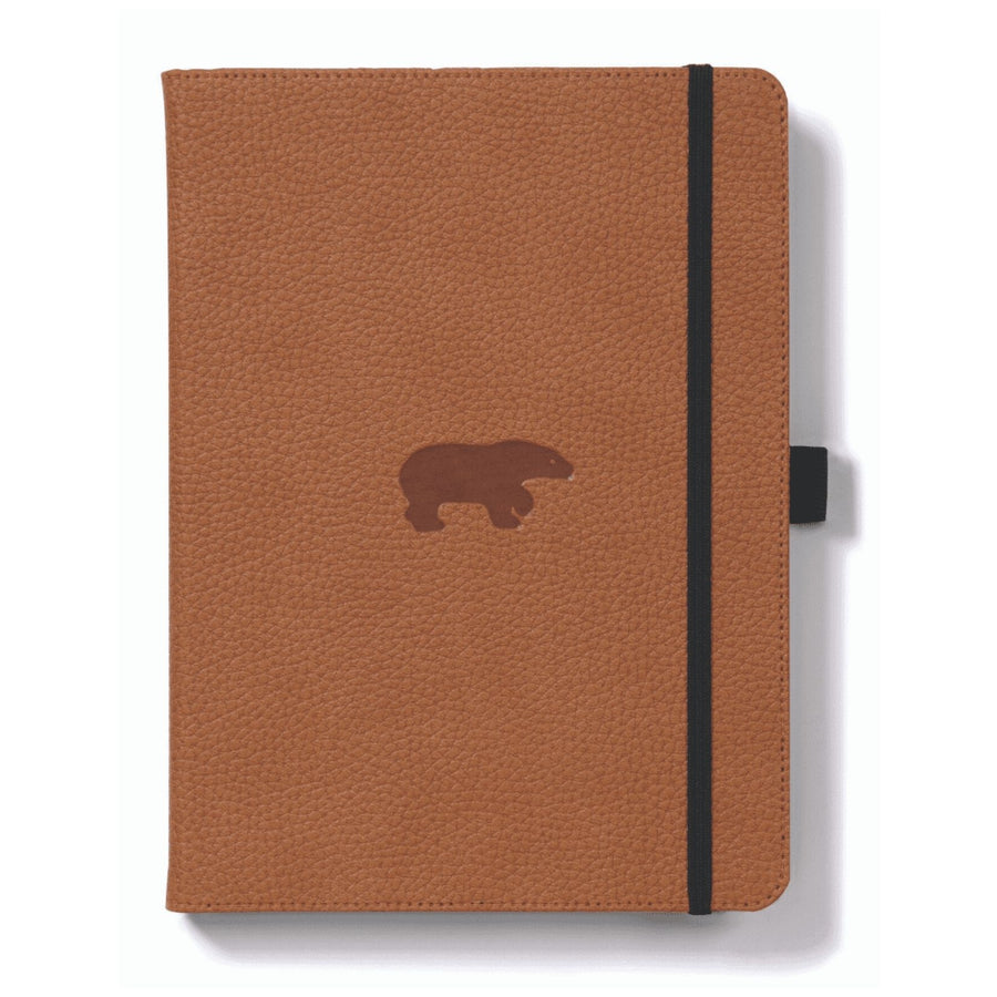 Dingbats Wildlife Notebook Brown Bear A5 Dotted