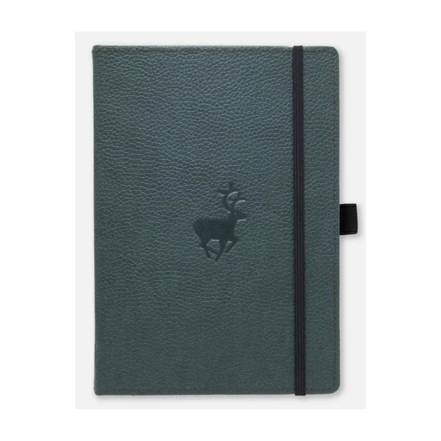 Dingbats Wildlife Notebook Green Deer DOTTED A5