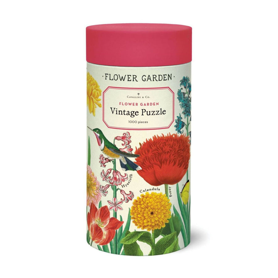 Flower Garden Cavallini 1000pc Puzzle